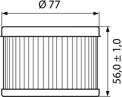 Produktbild von Hi-Q Ölfilter Einsatz OF401 für Honda/Kawasaki/Yamaha/Triumph bei POLO