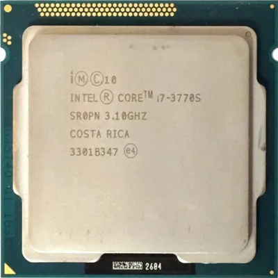Immagine prodotto di Intel Core I7-3770s Sr0pn  3,10ghz Max 3,90ghz 4c/8t 65w Tdp Cpu Lga1155 1155