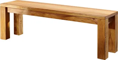 Produktbild von MASSIVMOEBEL24.DE Bank Sheesham 140x35x45 braun geölt NATURE BROWN #101