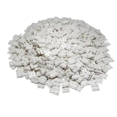 Immagine prodotto di LEGO® 2x2 Piastre da costruzione bianche - 3022 NUOVO! Quantità 250x
