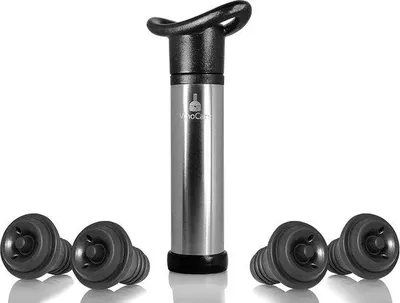 Produktbild von Wijnbewahrungs-Set mit 4 Stopfen und Geschenkbox