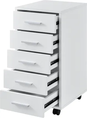 Produktbild von [en.casa] Rollcontainer mit 5 Schubladen