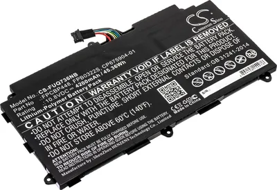 Zdjęcie produktu dla TECHTEK Bateria do notebooków kompatybilny z [Fujitsu] Stylistic Q736, Stylistic Q737, Stylistic Q775 zastępuje CP675904-01, kompatybilny z FPB0322