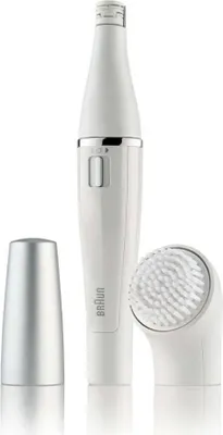 Zdjęcie produktu dla Braun FaceSpa Face 810, Biały, 10 pęset(y), Policzki, Podbródek, Czoło, 0,02 mm, Bateria, AA
