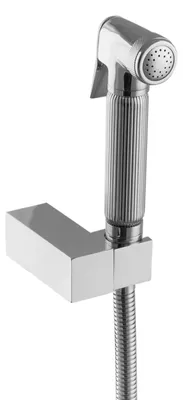 Produktbild von PaulGurkes Bidetarmatur Messing Spraybrause runde Intimdusche Halter eckig