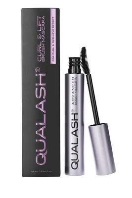 Produktbild von QUALASH® Curl & Lift Mascara, 10 ml – wasserfest, vegan, für Schwung & Lift