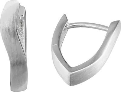 Produktbild von SilberDream Creolen silber Ohrringe Sterlingsilber Welle Damenschmuck D2SDO352M