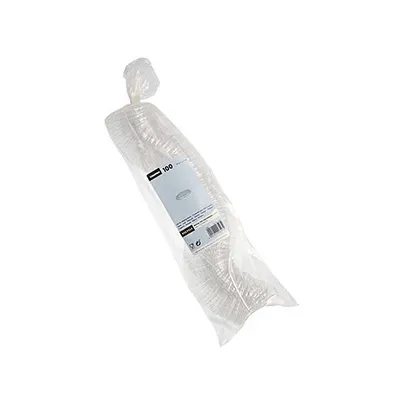 Zdjęcie produktu dla Pokrywki Papstar z polistyrenu do kubków porcjowych 67 x 10 mm 100 szt