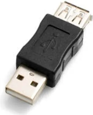 Produktbild von SYSTEM-S USB Typ A Stecker auf USB Typ A Buchse Adapterkabel Adapterstecker Adapter