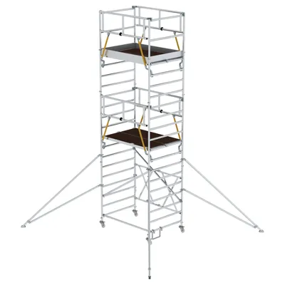 Produktbild von MUNK Klappgerüst SG 1,35x2,45m mit Ausleger und Sicherheitsgeländer 7,16m AH