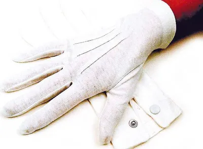 Produktbild von Weiße Garde Hand Schuhe Handschuhe Karneval Fasching Kostüm Zubehör