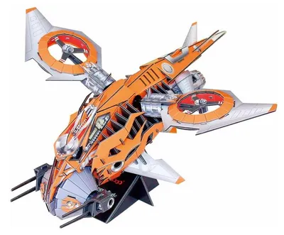 Produktbild von 3D Puzzle Flugzeug Himmelsfeuer - 119 Teile - Jet Modellbau ab 10 Jahren