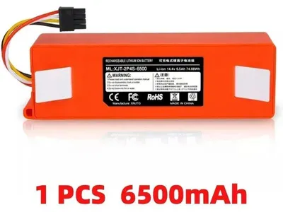 Image de Robot aspirateur Xiaomi Roborock - Batterie de rechange - Li-Ion 14,4 V 6500 mAh - compatible avec les modèles S5, S50, S51, S55, S5 Max, S6, S60 et S65 - 14,4 V 6500 mAh