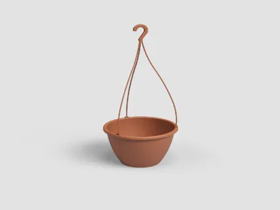 Obrázek produktu pro Artevasi Květináč ALGARVE, závěsný, 30 cm, plast, hnědá/terakota