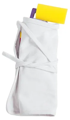 Immagine prodotto di Colorations: set di 12 grembiuli creativi in cotone bianco