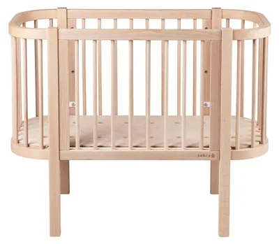 Produktbild von Sebra Bedside Crib – Wooden Edition