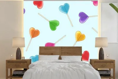 Produktbild von Fotobehang Regenboogfarbe - Breit 240 cm x Höhe 240 cm