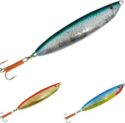 Produktbild von Solvkroken Stingsild Holo Pilker Neon, Gewicht / Länge / Hakengröße:200g - 11.2cm - Gr. 6/0