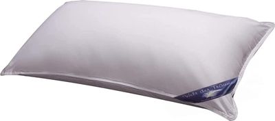 1 Stück Kissen 40x80 cm 750 Gr. 60% Daunen Premium Hotel Qualität Kissen Kopfkissen Dekokissen Schlafkissen Schlaf Kissen Daunenkissen Welt der Träume