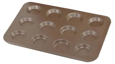 Produktbild von Gobel | Backblech 12 Mini-Törtchen | Hausgemachte Miniquiches | Antihaftbeschich