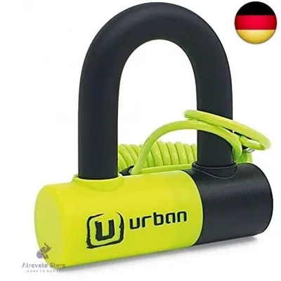 Produktbild von Urban UR59 Bremsscheibenschloss Mini Bügelschloss für Motorrad und Fahrrad