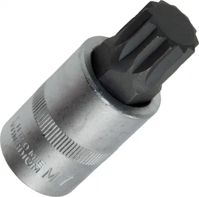 Produktbild von M17 XZN VIELZAHN Bit Einsatz Nuss L 60 mm - Steckschlüssel Einsätze 1/2"-Antrieb