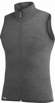 Produktbild von Woolpower Vest 400 Strickweste / Merino Weste Grey Größe XL