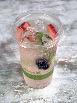 Produktbild von Vegware PLA-Deckel Ø96mm, 50 Stück, verschließbar
