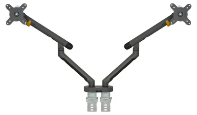 Immagine prodotto di BakkerElkhuizen BE Braccio doppio per monitor flessibile, grigio scuro