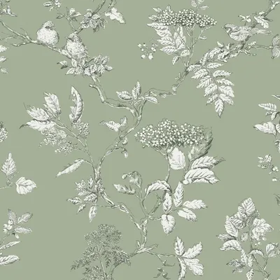 Produktbild von Vliestapete 113348 Laura Ashley Elderwood Grün