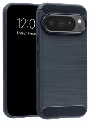 Imagen del producto de Funda con acabado cepillado para Google Pixel 11 Pro - Azul oscuro