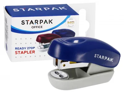 Image de Agrafeuse 8 g 24/6 26/6 bleu foncé STARPAK 439785