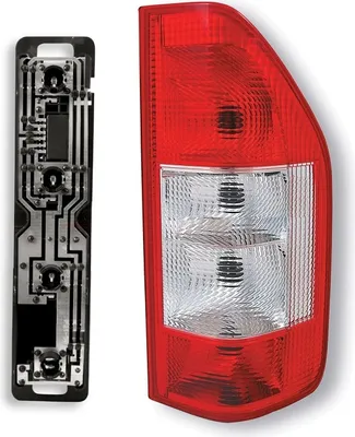 Produktbild von Mercedes Sprinter Bremsleuchte hinten rechts, 8261656, mit Lampenträger | 1995-2005
