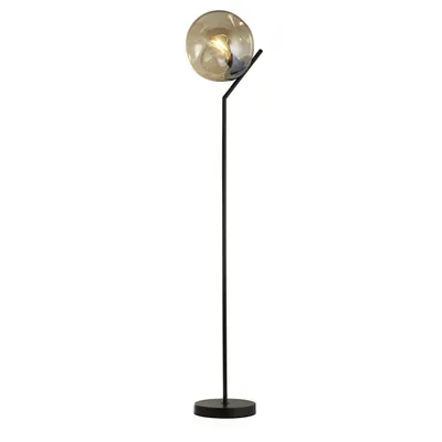 Obrázok produktu pre Punch Stehleuchte 150 cm Höhe schwarz Glas Champagner