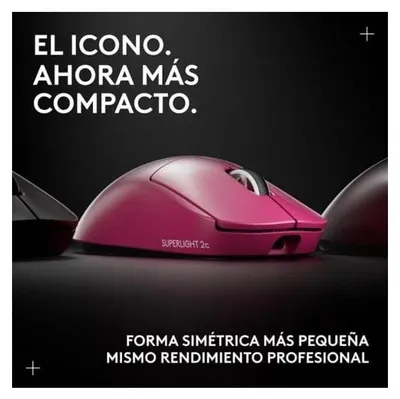 Produktbild von Kabellose Gaming Maus , Logitech G PRO X Superlight 2c , Pink , Ultra-Leicht