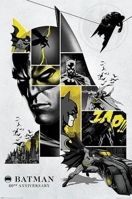 Image de Batman - 80th Anniversary - 61x91,5cm - Affiche Poster