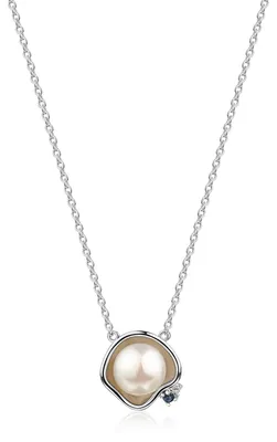 Produktbild von Zeeme Pearls Collier 925/- Sterling Silber 45cm weiß 360250312