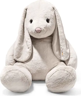 Produktbild von Steiff Plüsch Kuscheltier Hoppie Hase hellgrau - 80 cm extra groß