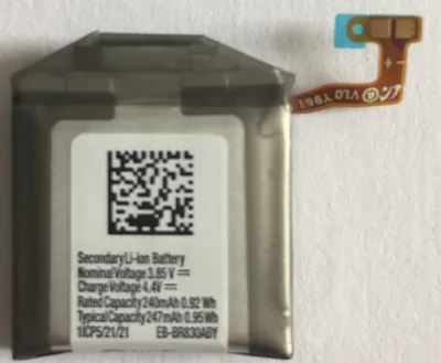 Produktbild von Akku EB-BR830ABY für R830 R835 Samsung Galaxy Watch Active 2 40mm 240mAh