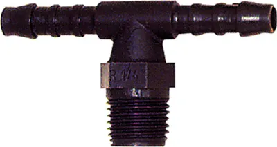 Produktbild von Riegler T-Einschraubstutzen, R 1/4 a., für Schlauch LW 4 mm, SW 14, PA 6