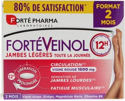 Obrázok produktu pre Doplnok stravy Forté Pharma FortéVeinol, 60 tabliet