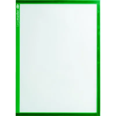 Produktbild von Legamaster magnetische Dokumenthalter DIN A4 grün 5St, Tafelmagnet, Grün, Polyvinylchlorid (PVC), A4, 297 mm, 210 mm