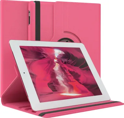 Produktbild von EAZY CASE - Tablet Hülle für Apple iPad 2 / 3 / 4 Schutzhülle, Tablet Case 360° drehbar in Rosa