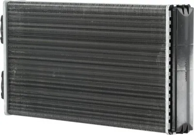 Productafbeelding van Warmtewisselaar voor interieurverwarming, afmetingen 370 x 194 mm, HELLA, geschikt voor onder andere MAN F2000