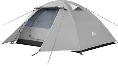 Obrázek produktu pro Uniqoos® turistický stan pro 2 osoby, ultralehký a vodotěsný, vhodný pro 3–4 roční období, rozměry 220×130×110 cm, rozložený, rozměry v přepravním obalu 41×14 cm, materiál: 75D polyester, konstrukce: hliník 7001, hmotnost: 2,58 kg