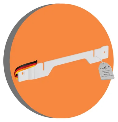 Obrázek produktu pro Nástěnný držák reproduktorů PureMounts® pro Sonos® Ray, nosnost až 2 kg, bílý