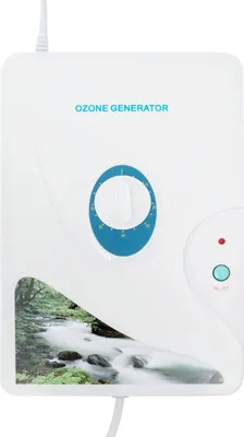Zdjęcie produktu dla Generator ozonu – oczyszczacz powietrza/neutralizator zapachów – 600 mg/h ozonu – timer 1–60 min – 220 V, 50 Hz, wtyczka UE – 270×190×75 mm – biały