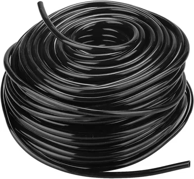 Image de Tuyau d'irrigation - Tuyau goutte à goutte - Système d'arrosage - Arrosage de jardin - Système d'économie d'eau - 50 mètres - Noir