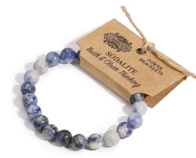 Produktbild von Armband der Kraft aus natürlichen Steinen – Sodalith