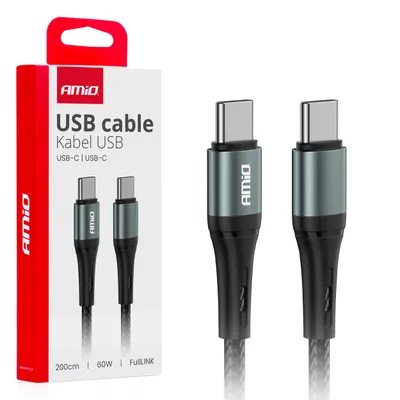 Immagine prodotto di Cavo di ricarica USB-C - USB-C 60W da 200 cm QUALITÀ FullLINK